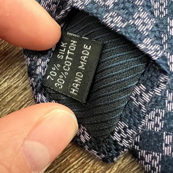 Bruno Marchesi Tie Purple Patterned - Picture 4 of 6